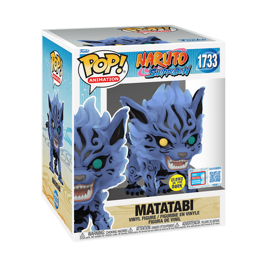 Super Matatabi Funko Pop! #1733 Glow Fall Convention 2024 Exclusive stock photo in-box Naruto