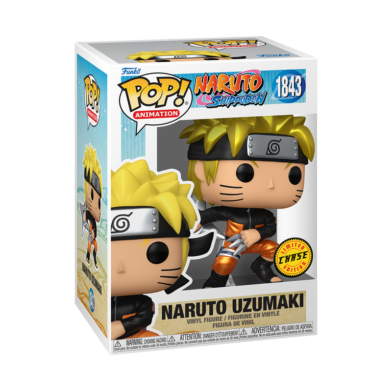 Naruto Uzumaki Chase Funko Pop Packaging
