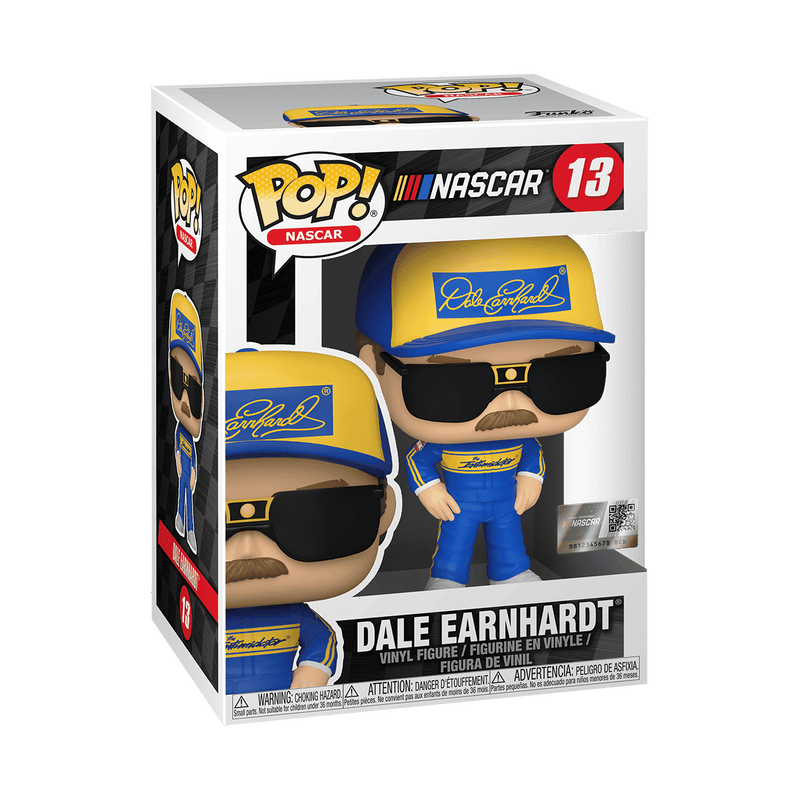 Dale Earnhardt Funko Pop! #13 stock photo in-box from NASCAR