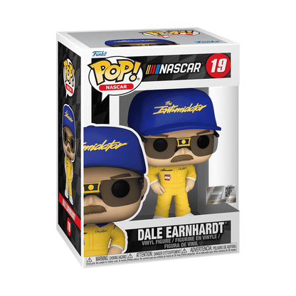 Dale Earnhardt Sr. in Wrangler Uniform Funko Pop! #19 stock photo in-box from NASCAR