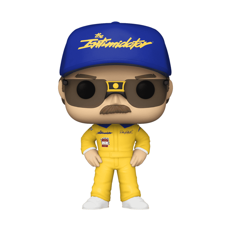 Dale Earnhardt Sr. in Wrangler Uniform Funko Pop! #19 stock photo out-of-box from NASCAR