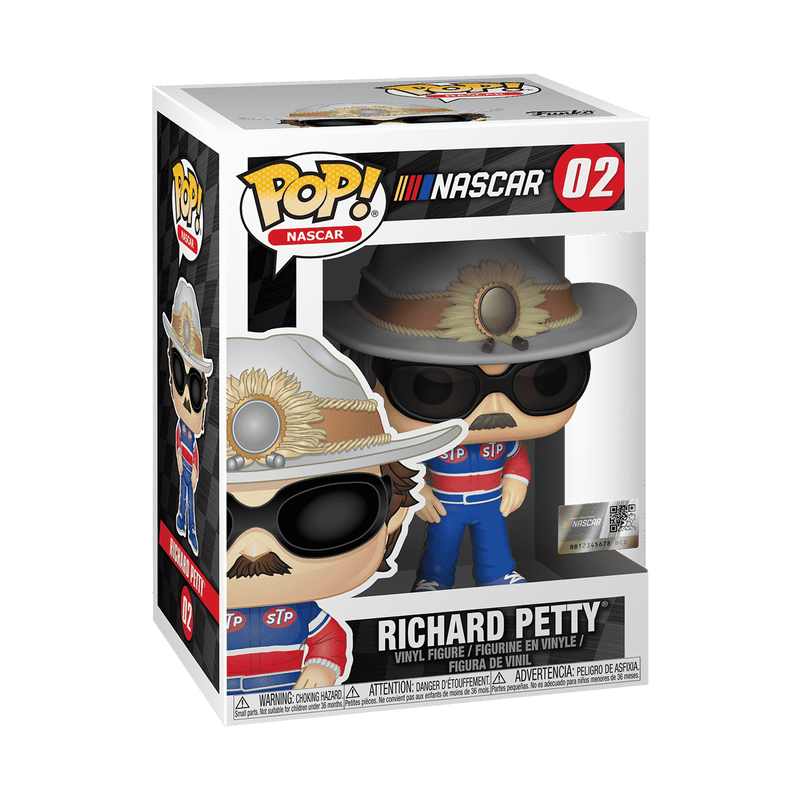 Richard Petty Funko Pop! #02 stock photo in-box from NASCAR
