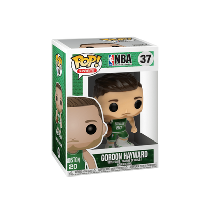Gordon Hayward Funko Pop! #37 stock photo in-box from NBA Boston Celtics