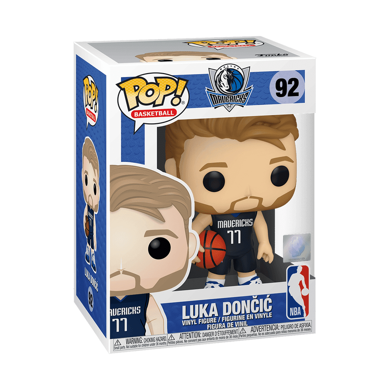 NBA Mavericks Luka Doncic Funko Pop Packaging