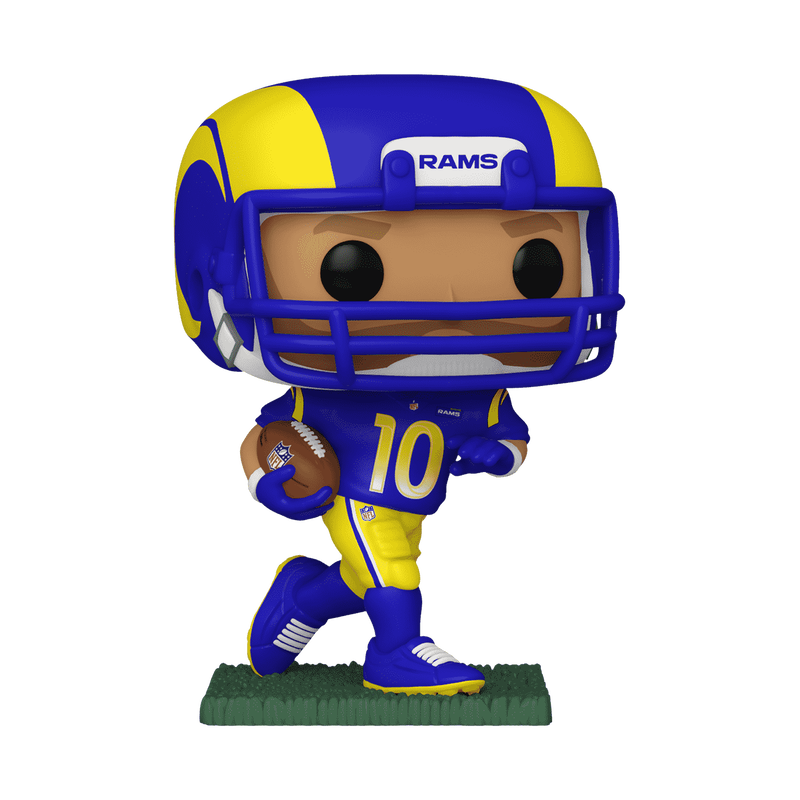Cooper Kupp Funko Pop! #182 stock photo out-of-box from NFL Los Angeles Rams