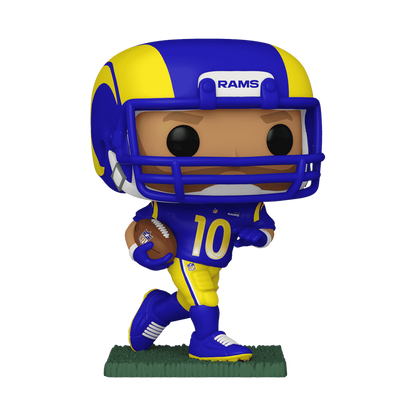 Cooper Kupp Funko Pop! #182 stock photo out-of-box from NFL Los Angeles Rams