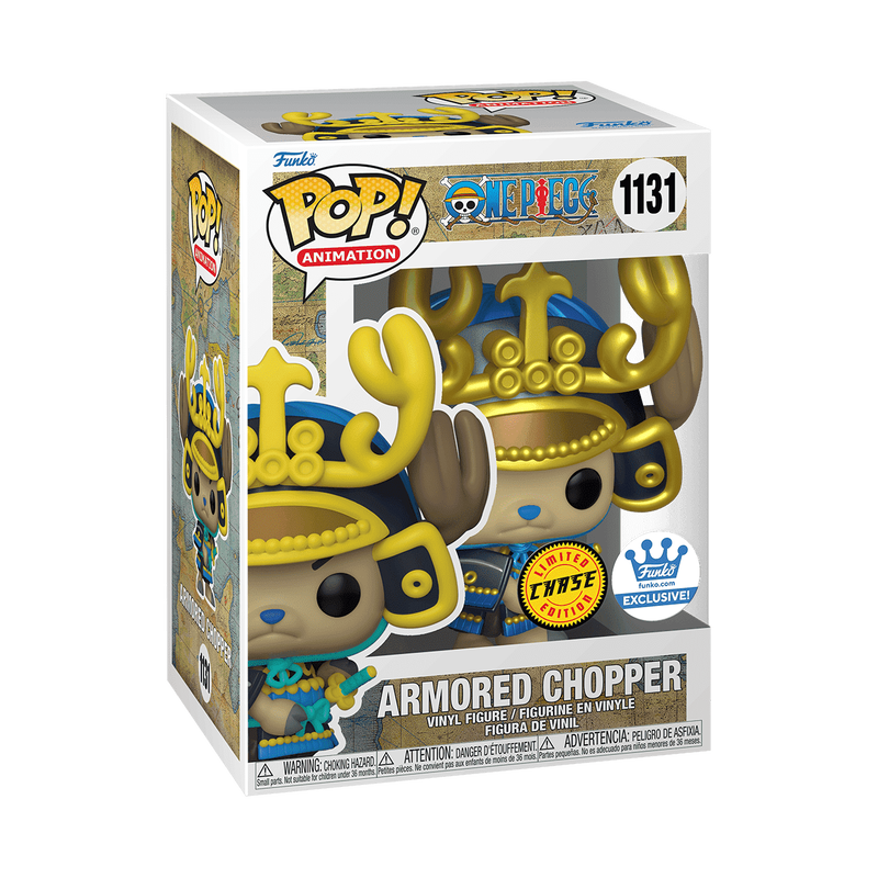 Armored Chopper Funko Pop! #1131 Metallic Chase Funko Exclusive stock photo in-box from One Piece