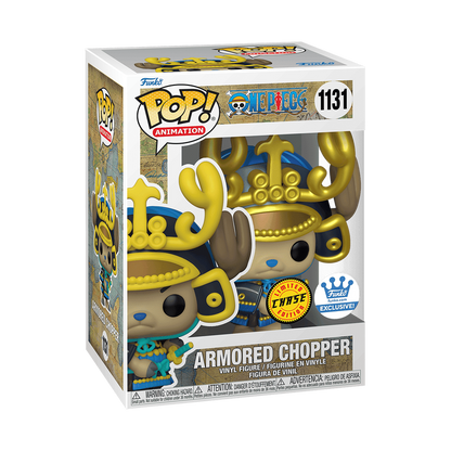 Armored Chopper Funko Pop! #1131 Metallic Chase Funko Exclusive stock photo in-box from One Piece
