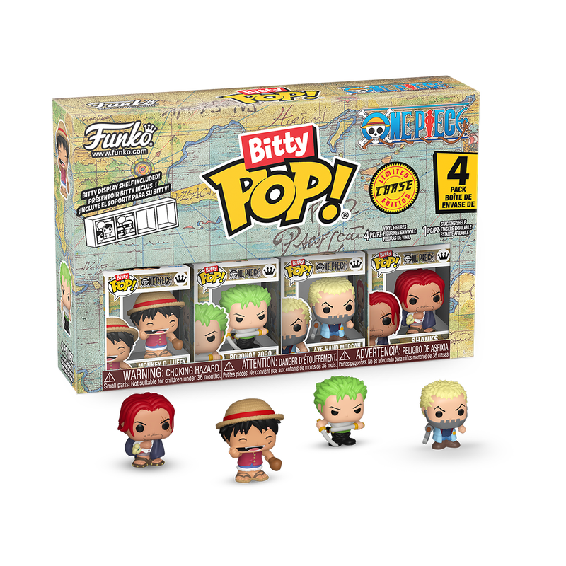 One Piece Funko Bitty Pop! 4-Pack Series 1 stock photo in-box from One Piece