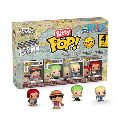 One Piece Funko Bitty Pop! 4-Pack Series 1 stock photo in-box from One Piece