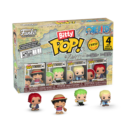 One Piece Funko Bitty Pop! 4-Pack Series 1 stock photo in-box from One Piece