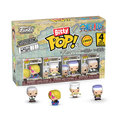One Piece Funko Bitty Pop! 4-Pack Series 3 stock photo in-box from One Piece