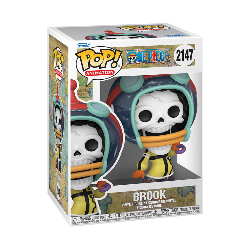 Brook Funko Pop! #2147 Egghead Arc in box packaging from One Piece