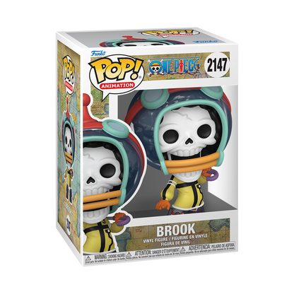 Brook Funko Pop! #2147 Egghead Arc in box packaging from One Piece