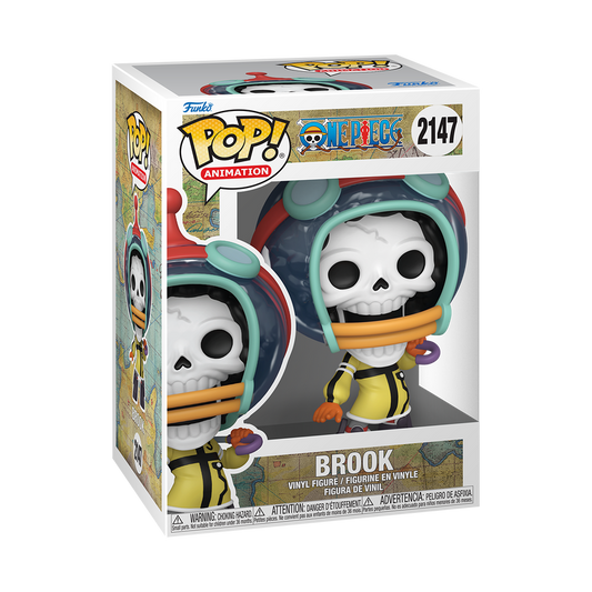 Brook Funko Pop! #2147 Egghead Arc in box packaging from One Piece