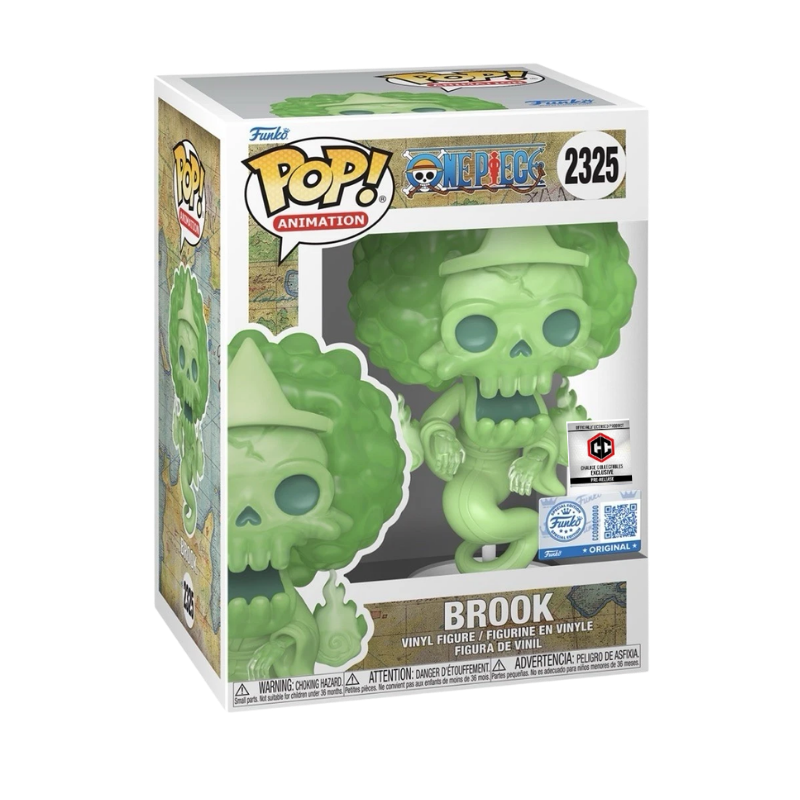 Brook Ghost Funko Pop! #2325 Chalice Collectibles Exclusive Pre-Release stock photo in-box from One Piece