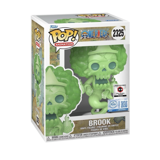 Brook Ghost Funko Pop! #2325 Chalice Collectibles Exclusive Pre-Release stock photo in-box from One Piece