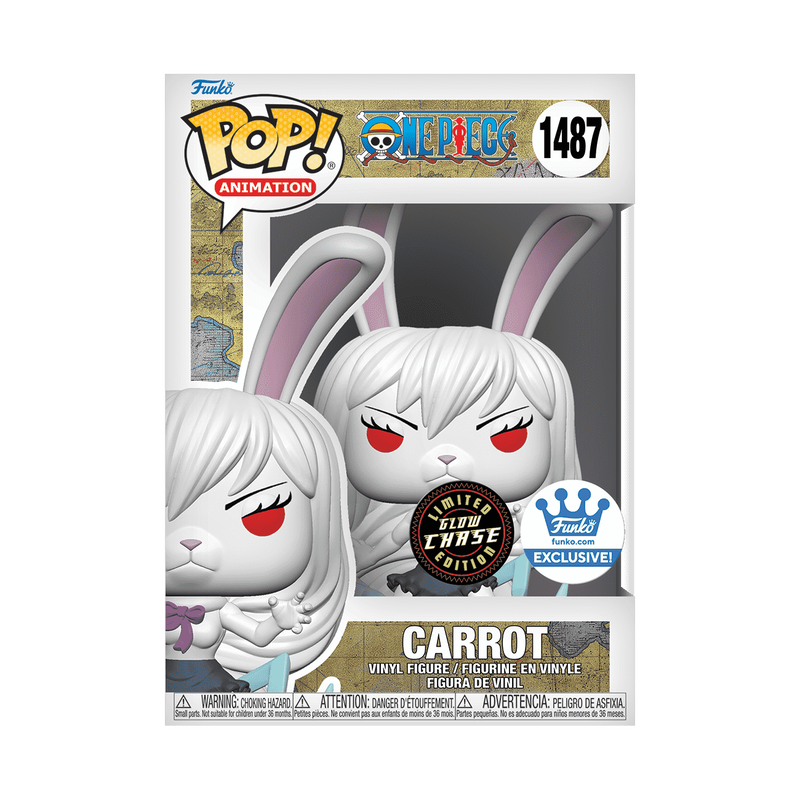 Carrot Sulong Funko Pop! #1487 Glow Chase Funko Exclusive stock photo in-box from One Piece