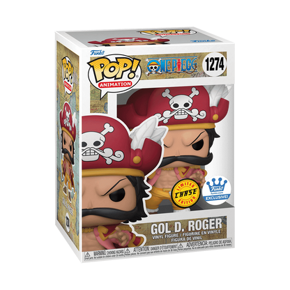 Gol D. Roger with Hat Funko Pop! #1274 Chase Funko Exclusive stock photo in-box from One Piece