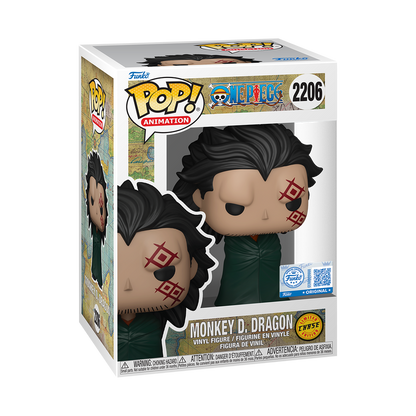 Monkey D. Dragon Funko Pop! #2206 Chase Exclusive stock photo in-box from One Piece