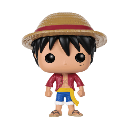 One Piece Monkey D. Luffy Funko Pop Figure Wearing Straw Hat