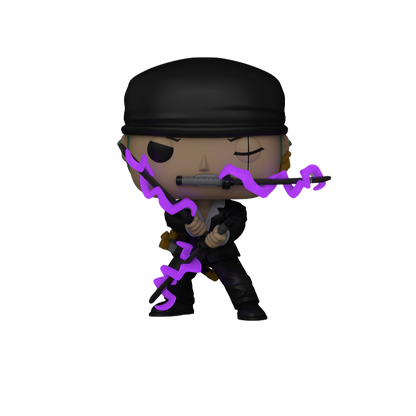 Roronoa Zoro Dressrosa Arc Funko Pop! #2514 Glow Exclusive glow-in-the-dark stock photo out-of-box from One Piece