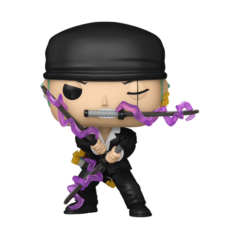 Roronoa Zoro Dressrosa Arc Funko Pop! #2514 Glow Exclusive stock photo out-of-box from One Piece
