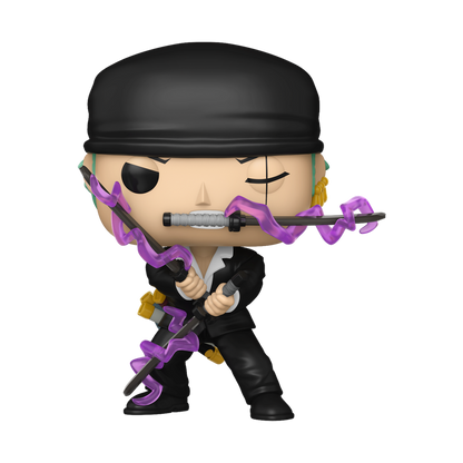 Roronoa Zoro Dressrosa Arc Funko Pop! #2514 Glow Exclusive stock photo out-of-box from One Piece