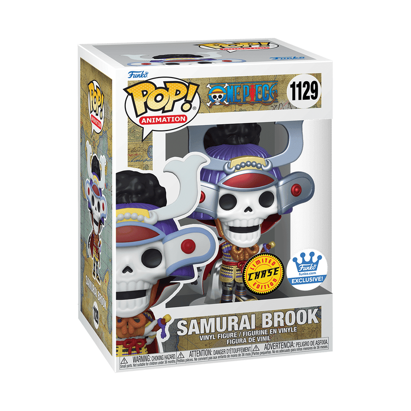Samurai Brook Funko Pop! #1129 Metallic Chase Funko Exclusive stock photo in-box from One Piece