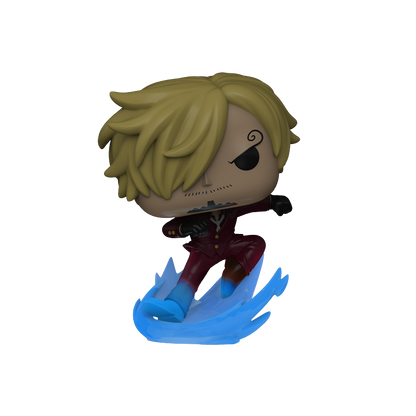 Sanji Raid Suit Funko Pop! #2346 Exclusive Glow glow-in-the-dark stock photo out-of-box from One Piece