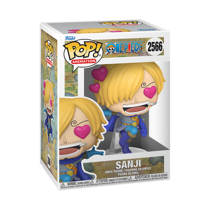 Sanji Swooning Funko Pop! #2566 stock photo in-box from One Piece