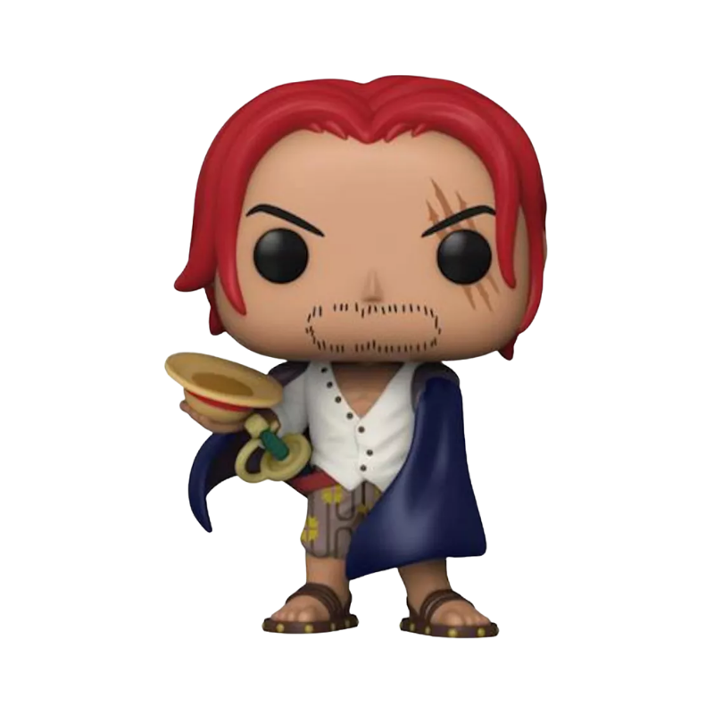 Shanks Funko Pop! #939 Chase Big Apple Exclusive with Straw Hat stock photo out-of-box One Piece