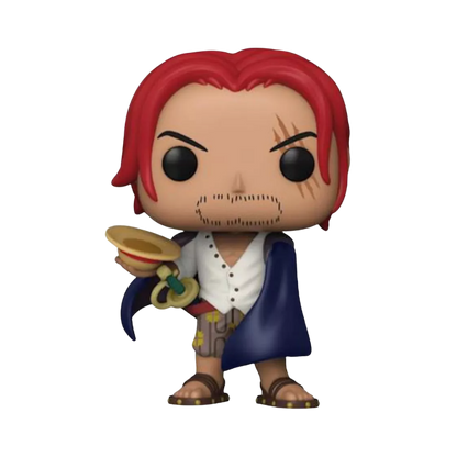 Shanks Funko Pop! #939 Chase Big Apple Exclusive with Straw Hat stock photo out-of-box One Piece