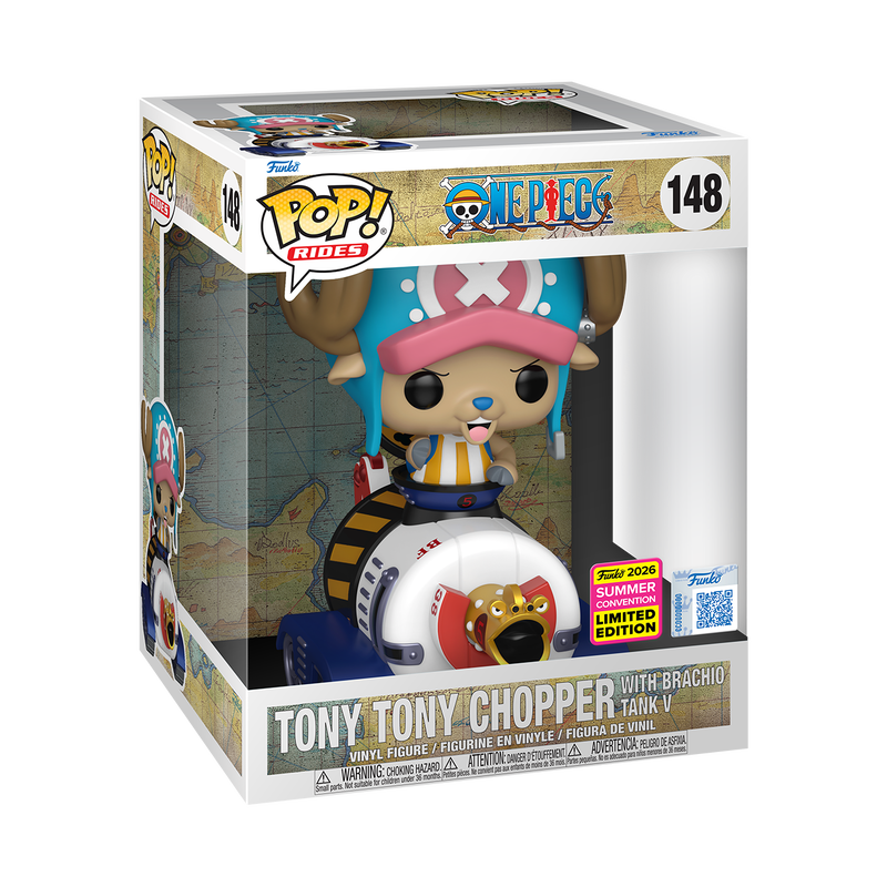 Tony Tony Chopper with Brachio Tank V Funko Pop! #148 San Diego Comic-Con Shared stock photo in-box from One Piece