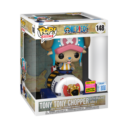 Tony Tony Chopper with Brachio Tank V Funko Pop! #148 San Diego Comic-Con Shared stock photo in-box from One Piece