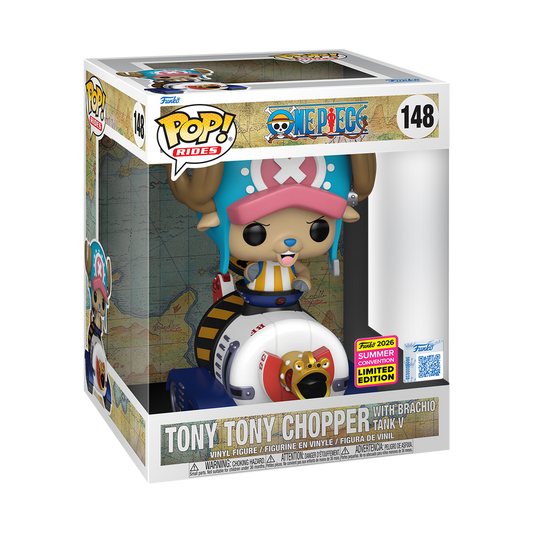 Tony Tony Chopper with Brachio Tank V Funko Pop! #148 San Diego Comic-Con Shared stock photo in-box from One Piece