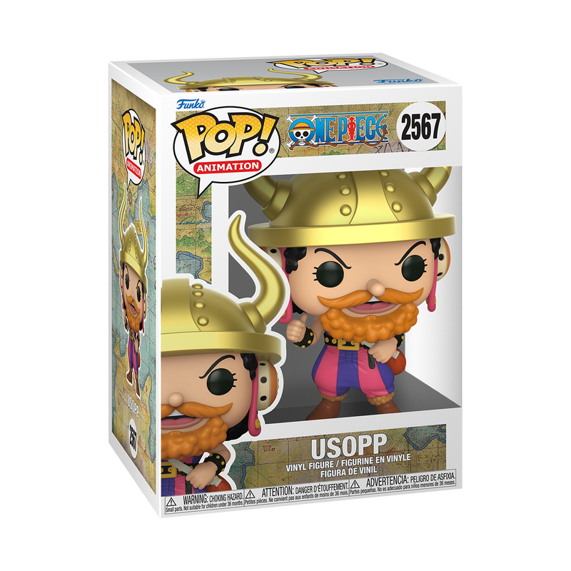 Usopp Elbaf Outfit Funko Pop! #2567 stock photo in-box from One Piece