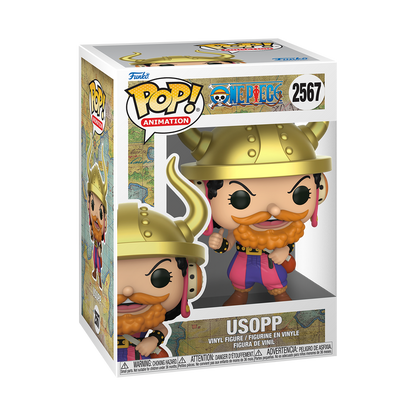 Usopp Elbaf Outfit Funko Pop! #2567 stock photo in-box from One Piece
