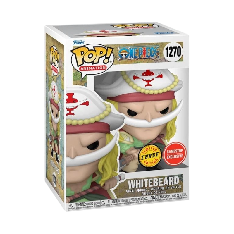 Young Whitebeard Funko Pop! #1270 Chase GameStop Exclusive stock photo in-box from One Piece