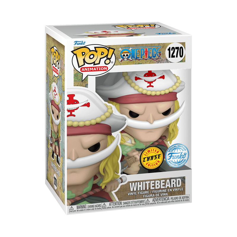 Young Whitebeard Funko Pop! #1270 Chase Special Edition stock photo in-box from One Piece