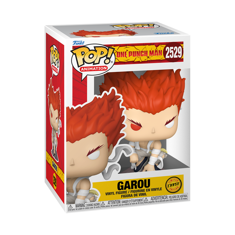 Garou Funko Pop! #2529 Chase stock photo in-box from One Punch Man