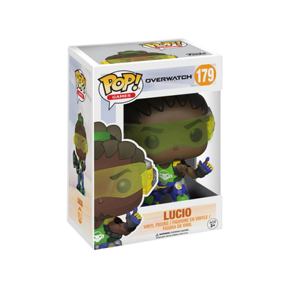 Lucio Funko Pop! #179 stock photo in-box from Overwatch
