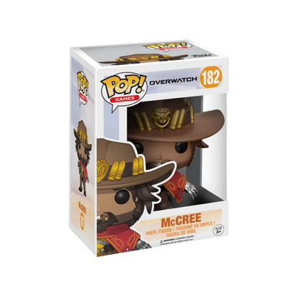 McCree Funko Pop! #182 stock photo in-box from Overwatch