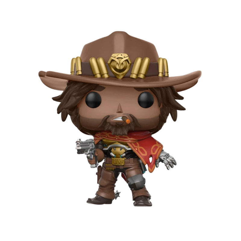McCree Funko Pop! #182 stock photo out-of-box from Overwatch
