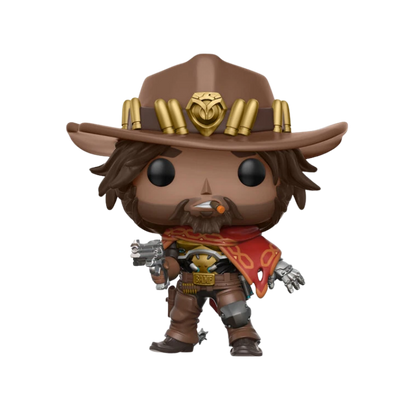 McCree Funko Pop! #182 stock photo out-of-box from Overwatch