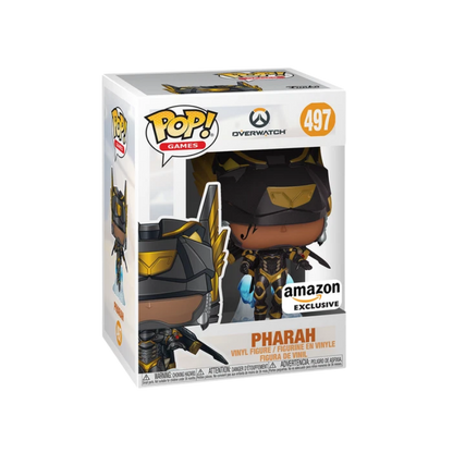 Pharah Funko Pop! #497 Amazon Exclusive stock photo in-box from Overwatch