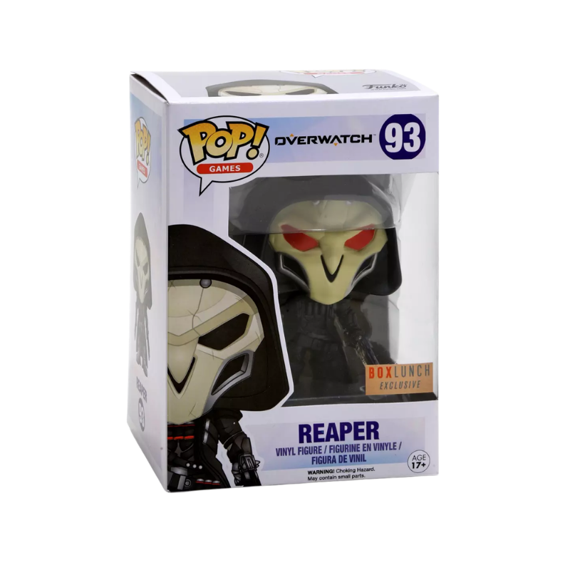 Reaper Funko Pop! #93 BoxLunch Exclusive stock photo in-box from Overwatch