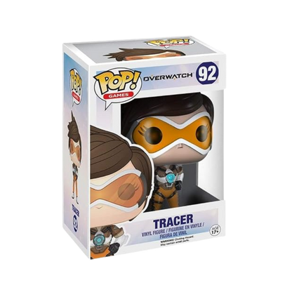 Tracer Funko Pop! #92 stock photo in-box from Overwatch