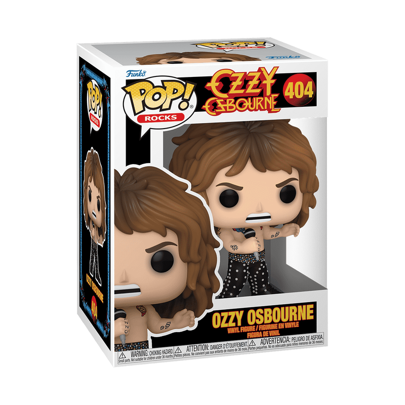 Ozzy Osbourne Shirtless 1989 Funko Pop! #404 stock photo in-box from Funko Pop! Rocks