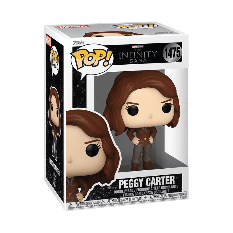 Peggy Carter Infinity Saga Funko Pop Packaging